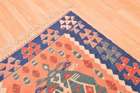 Kilim Red Flat Woven 38 X 56 Area Rug 100-89876 Image 9