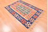 Kilim Red Flat Woven 38 X 56 Area Rug 100-89876 Thumb 3