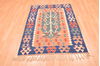Kilim Red Flat Woven 38 X 56 Area Rug 100-89876 Thumb 4