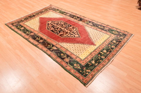 Karabakh Green Hand Knotted 47 X 73 Area Rug 100-89880 Image 3