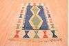 Kilim Blue Hand Knotted 39 X 57  Area Rug 100-89881 Thumb 1