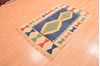 Kilim Blue Hand Knotted 39 X 57 Area Rug 100-89881 Thumb 2