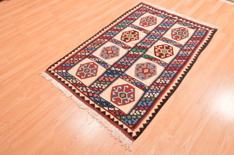 Kilim Multicolor Flat Woven 32 X 50 Area Rug 100-89883 Image 2