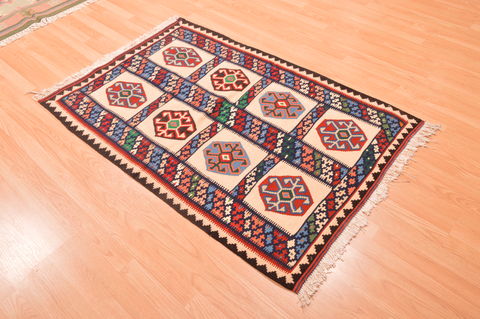 Kilim Multicolor Flat Woven 32 X 50 Area Rug 100-89883 Image 3