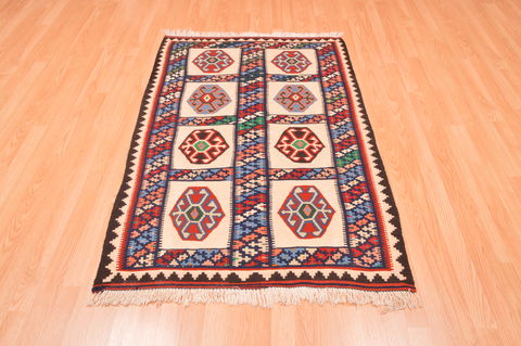 Kilim Multicolor Flat Woven 32 X 50 Area Rug 100-89883 Image 4
