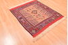 Kilim Red Square Hand Knotted 310 X 46  Area Rug 100-89884 Thumb 3