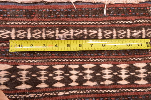 Kilim Brown Hand Knotted 39 X 48 Area Rug 100-89885 Image 12