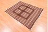 Kilim Brown Hand Knotted 39 X 48 Area Rug 100-89885 Thumb 3