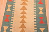 Kilim Green Hand Knotted 310 X 55  Area Rug 100-89887 Thumb 10