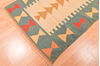 Kilim Green Hand Knotted 310 X 55  Area Rug 100-89887 Thumb 9