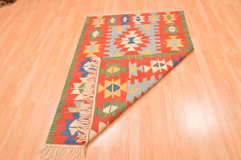 Kilim Red Flat Woven 310 X 55 Area Rug 100-89888 Image 12