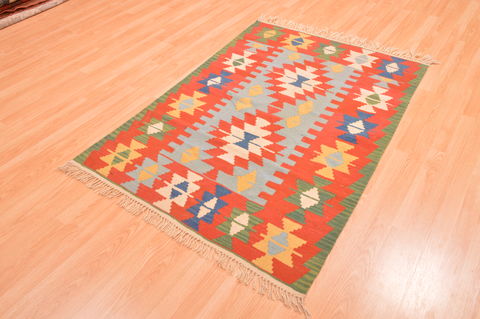 Kilim Red Flat Woven 310 X 55 Area Rug 100-89888 Image 2