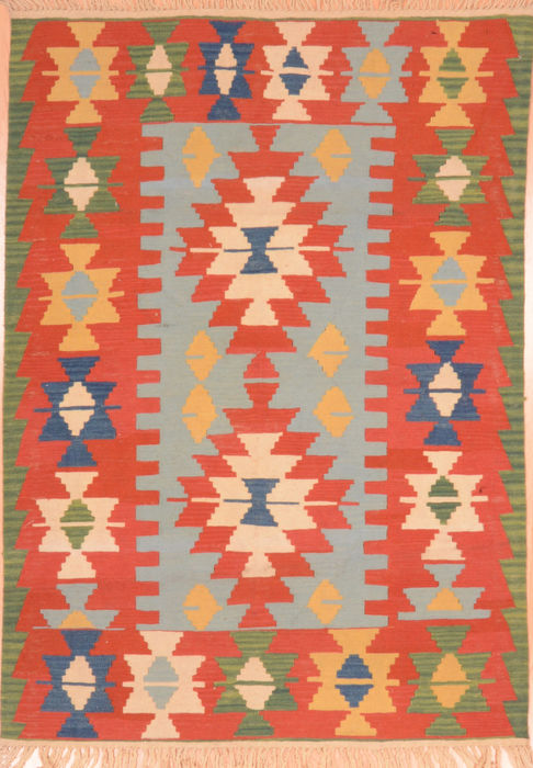 Kilim Red Flat Woven 310 X 55 Area Rug 100-89888 Image 0