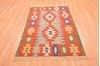 Kilim Red Flat Woven 310 X 55 Area Rug 100-89888 Thumb 1