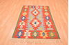 Kilim Red Flat Woven 310 X 55 Area Rug 100-89888 Thumb 4