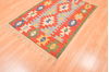 Kilim Red Flat Woven 310 X 55  Area Rug 100-89888 Thumb 6