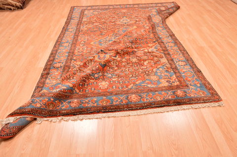 Nahavand Brown Hand Knotted 67 X 97 Area Rug 100-89889 Image 17