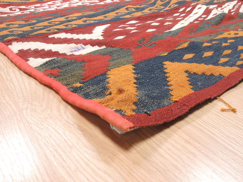 Kilim Red Flat Woven 62 X 116 Area Rug 100-89890 Image 4