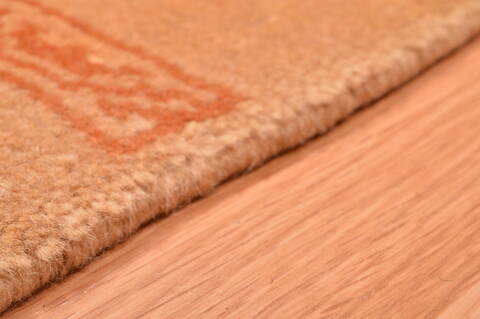 Gabbeh Yellow Hand Knotted 34 X 511  Area Rug 100-89893 Image 13