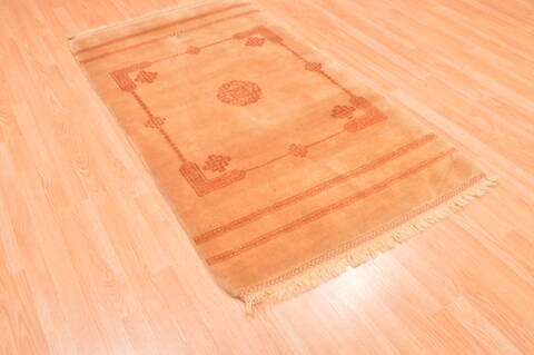 Gabbeh Yellow Hand Knotted 34 X 511  Area Rug 100-89893 Image 6