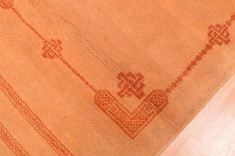 Gabbeh Yellow Hand Knotted 34 X 511  Area Rug 100-89893 Image 9