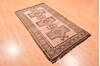 Gabbeh Brown Hand Knotted 36 X 63  Area Rug 100-89895 Thumb 3