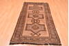 Gabbeh Brown Hand Knotted 36 X 63  Area Rug 100-89895 Thumb 7