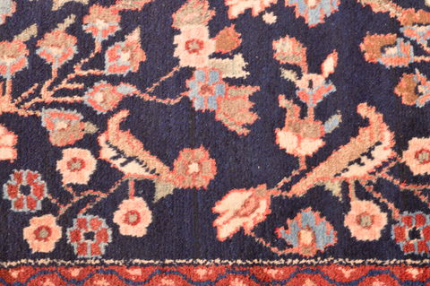 Nahavand Blue Runner Hand Knotted 33 X 157 Area Rug 100-89897 Image 11