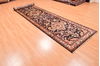 Nahavand Blue Runner Hand Knotted 33 X 157  Area Rug 100-89897 Thumb 3
