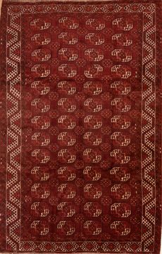 Khan Mohammadi Brown Hand Knotted 7'5" X 11'7"  Area Rug 100-89901