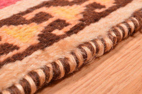 Gabbeh Red Hand Knotted 310 X 59 Area Rug 100-89902 Image 12
