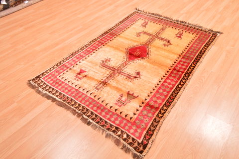 Gabbeh Red Hand Knotted 310 X 59 Area Rug 100-89902 Image 2
