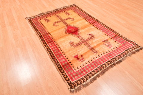 Gabbeh Red Hand Knotted 310 X 59 Area Rug 100-89902 Image 3