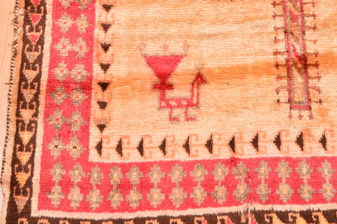 Gabbeh Red Hand Knotted 310 X 59 Area Rug 100-89902 Image 4