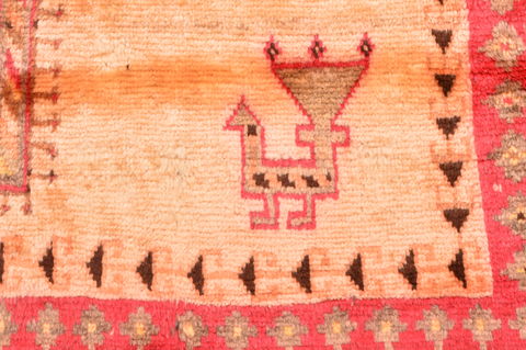 Gabbeh Red Hand Knotted 310 X 59 Area Rug 100-89902 Image 5