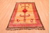 Gabbeh Red Hand Knotted 310 X 59  Area Rug 100-89902 Thumb 1