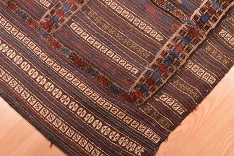 Baluch Brown Square Flat Woven 41 X 46 Area Rug 100-89903 Image 10
