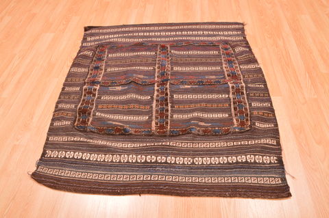 Baluch Brown Square Flat Woven 41 X 46 Area Rug 100-89903 Image 4