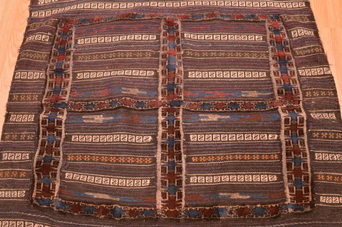 Baluch Brown Square Flat Woven 41 X 46 Area Rug 100-89903 Image 6