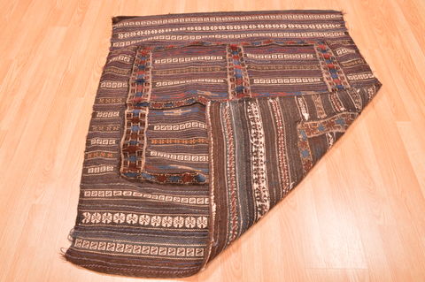 Baluch Brown Square Flat Woven 41 X 46 Area Rug 100-89903 Image 8