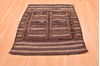 Baluch Brown Square Flat Woven 41 X 46  Area Rug 100-89903 Thumb 1
