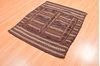 Baluch Brown Square Flat Woven 41 X 46 Area Rug 100-89903 Thumb 2