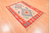 Kilim Red Hand Knotted 38 X 57 Area Rug 100-89904 Thumb 3