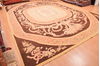 Aubusson Yellow Flat Woven 118 X 165  Area Rug 100-89905 Thumb 3