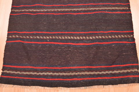 Kilim Brown Flat Woven 27 X 57 Area Rug 100-89907 Image 7