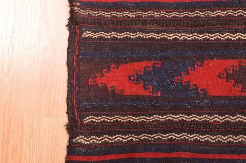 Kilim Brown Flat Woven 27 X 57 Area Rug 100-89907 Image 9
