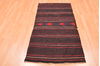 Kilim Brown Flat Woven 27 X 57  Area Rug 100-89907 Thumb 4