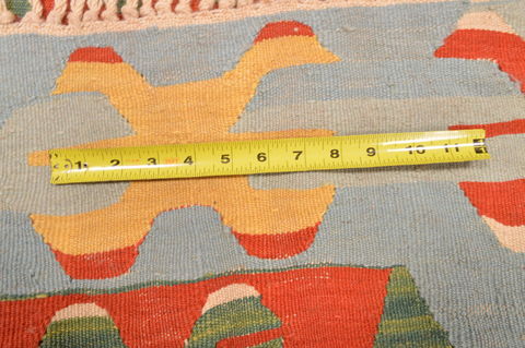 Kilim Blue Hand Knotted 38 X 56 Area Rug 100-89908 Image 13