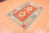 Kilim Blue Hand Knotted 38 X 56 Area Rug 100-89908 Thumb 6