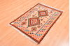 Qashqai Orange Flat Woven 31 X 46  Area Rug 100-89910 Thumb 2